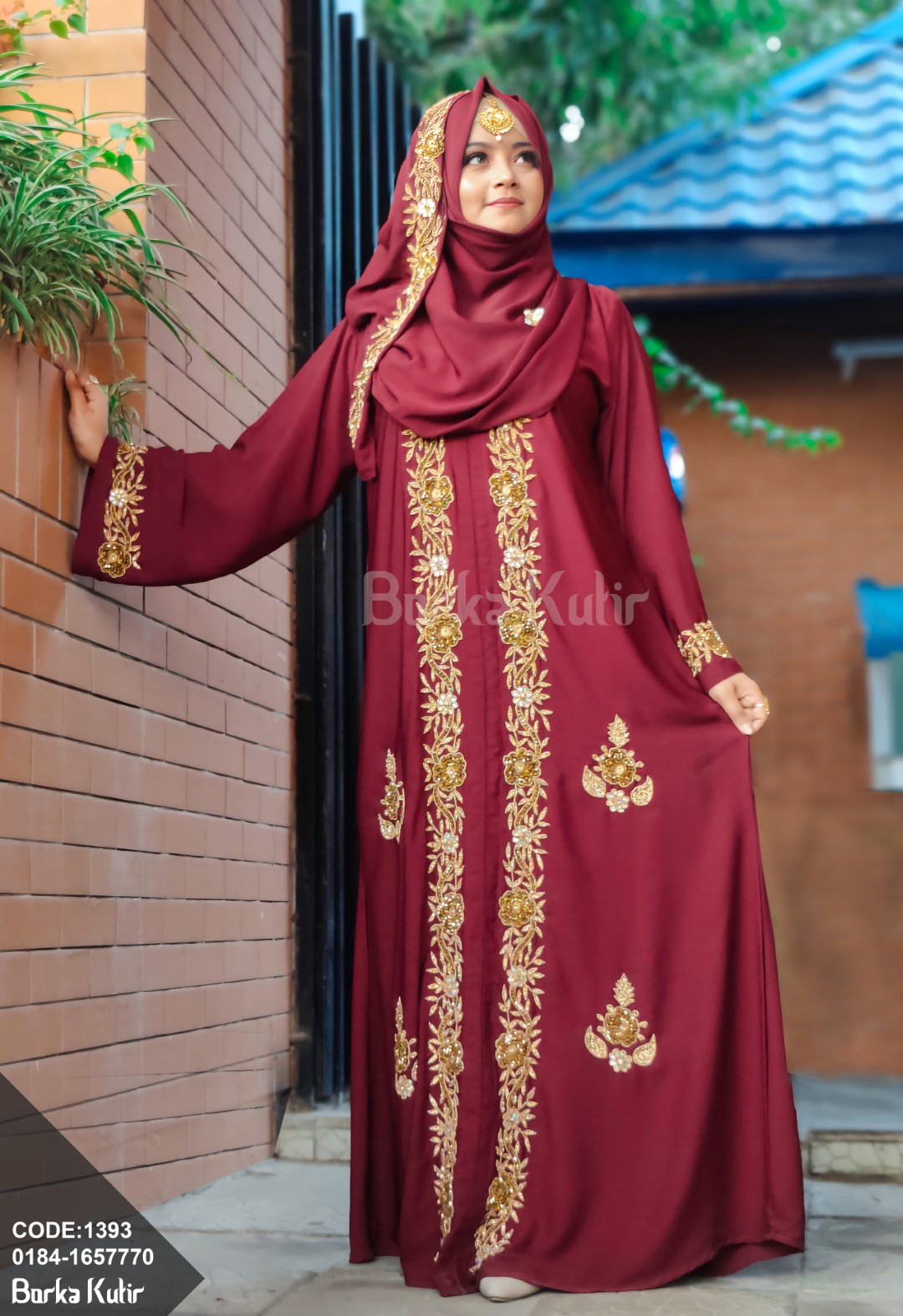 Elegent karchupi work kolka design borka