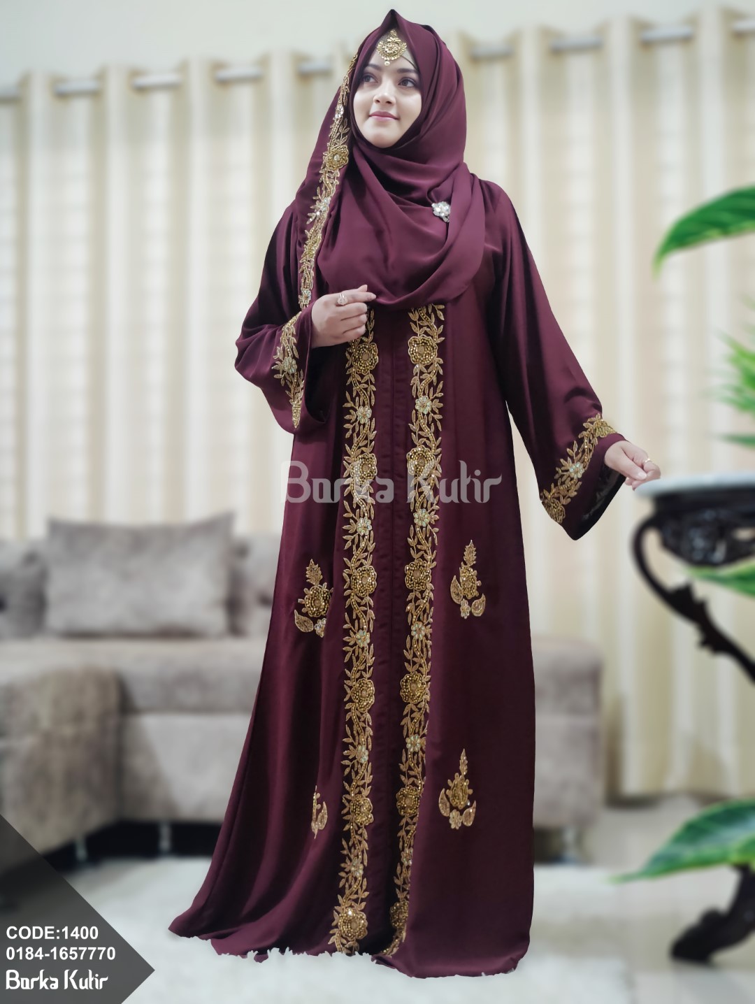 Elegent karchupi work kolka design borka
