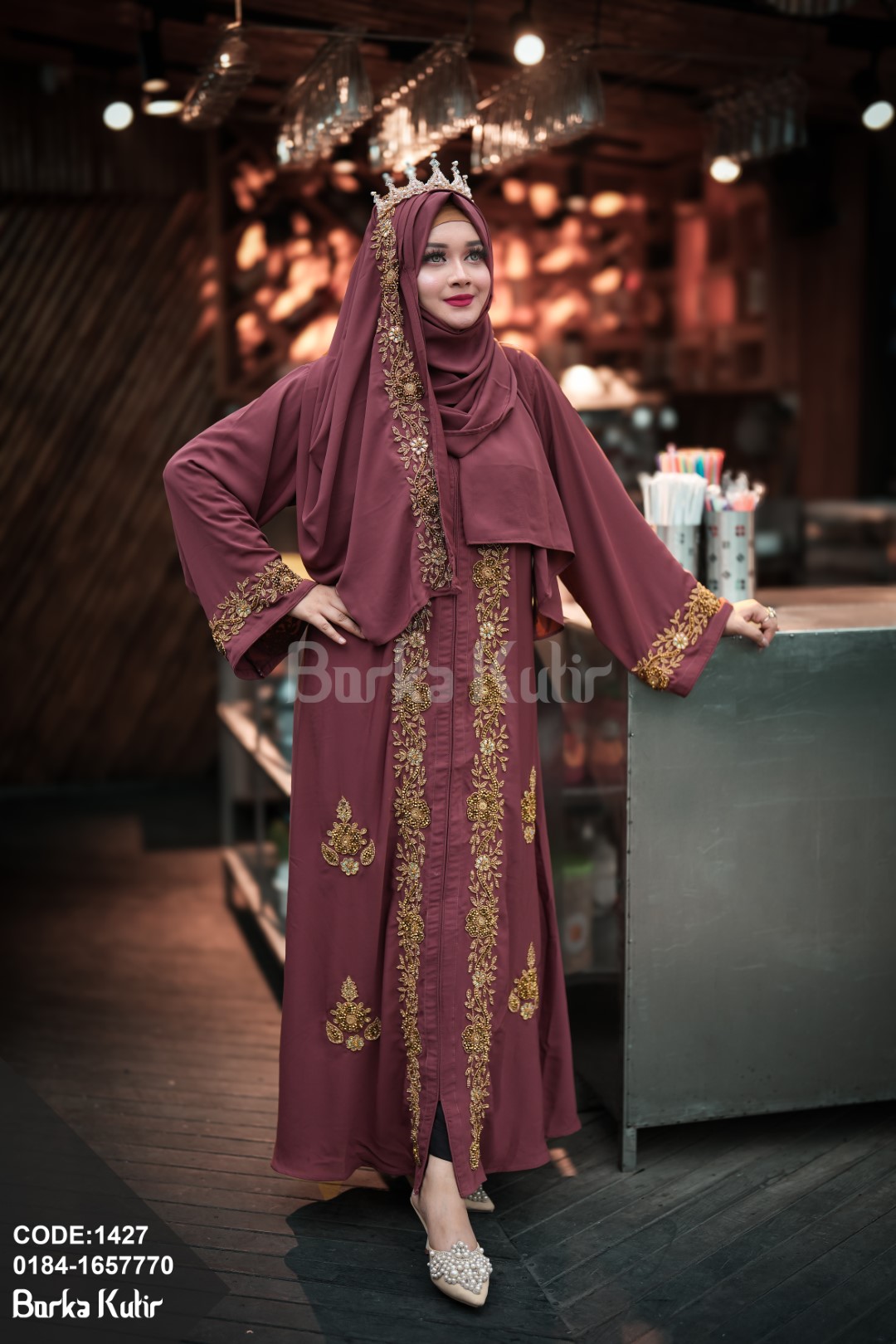 Elegent karchupi work kolka design borka