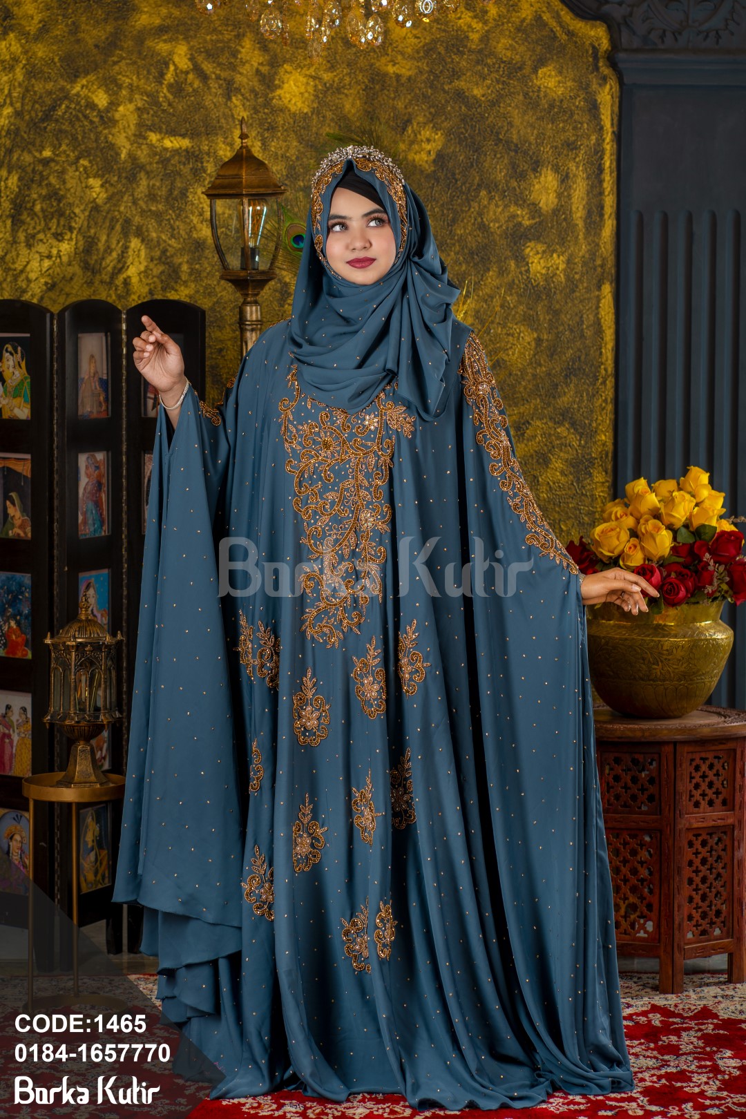 Princess Abaya Powder Blue