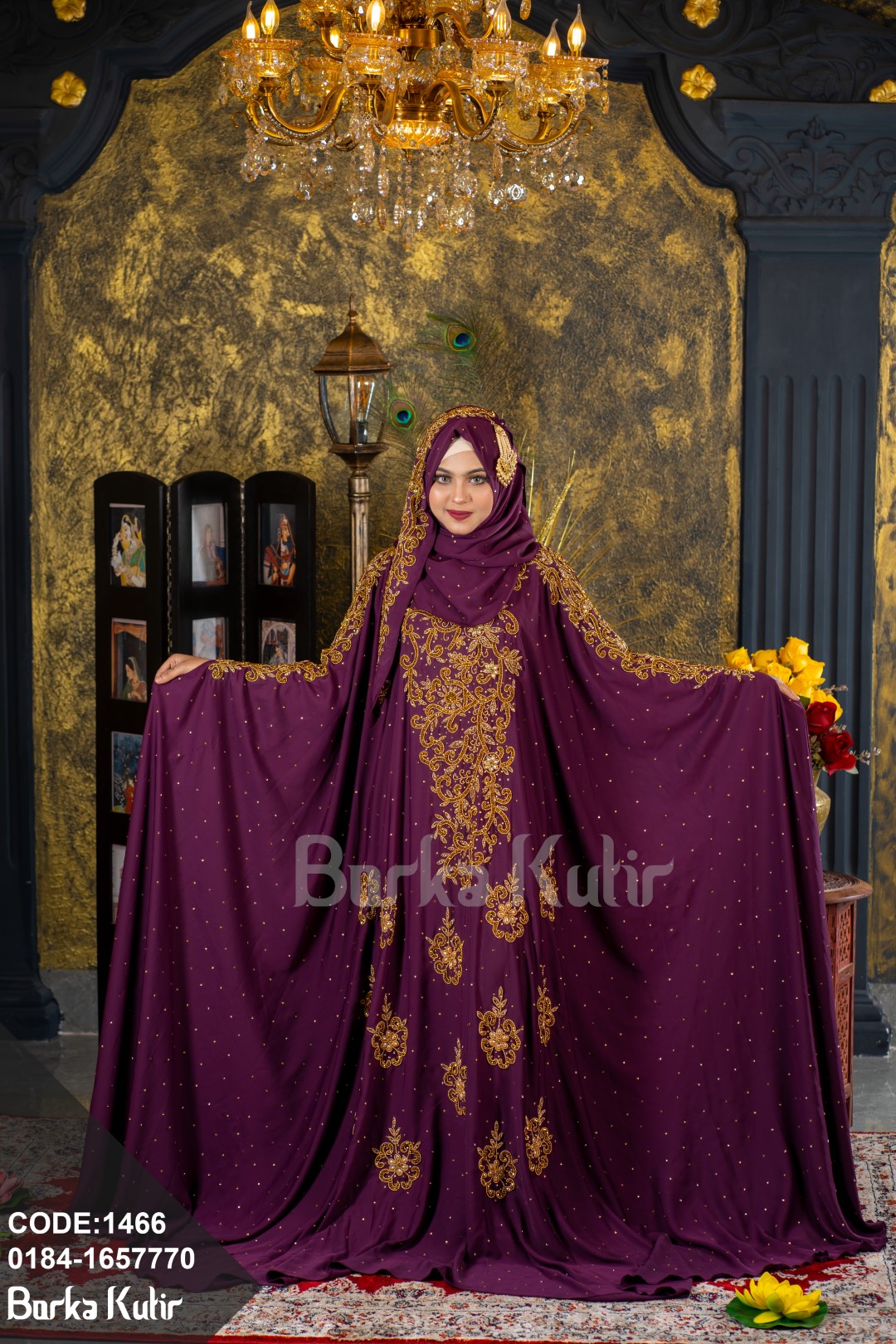 Princess Abaya Purple