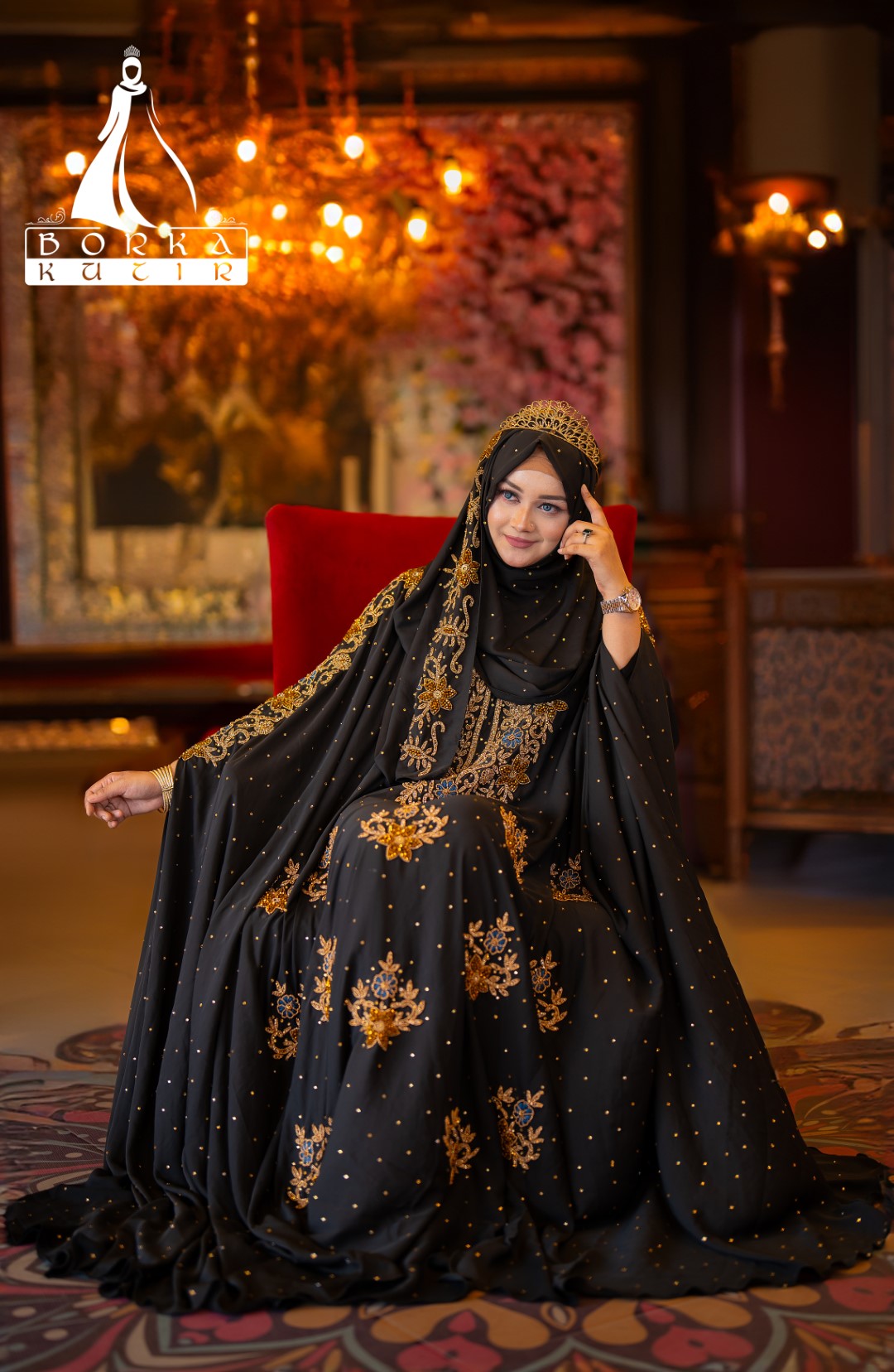 Queenie Abaya Black