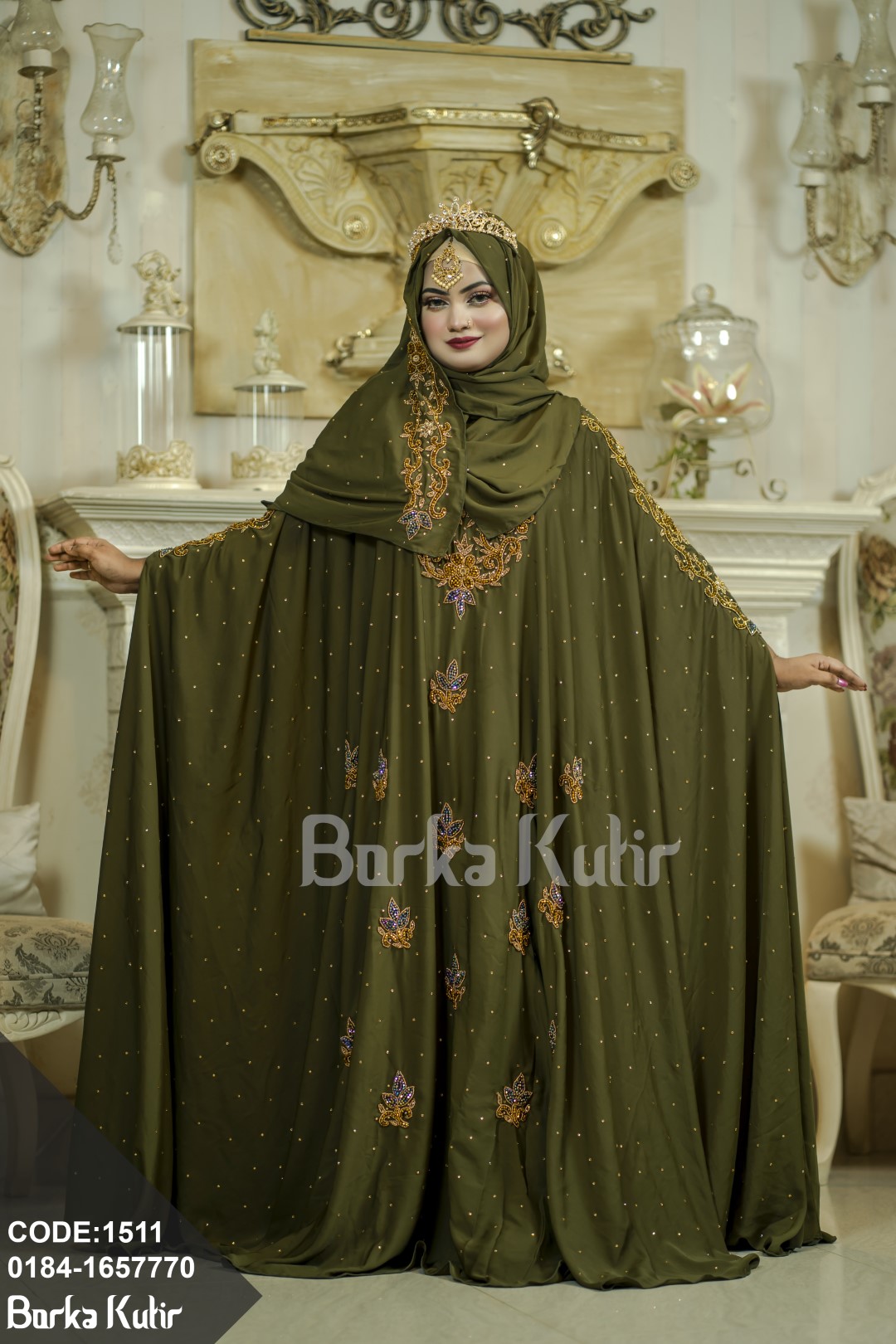 Royal Abaya S3 Olive