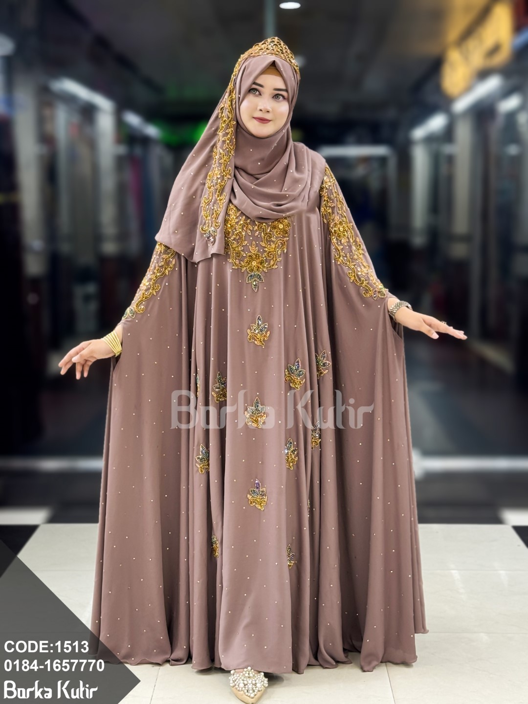 Royal Abaya S3 Nude