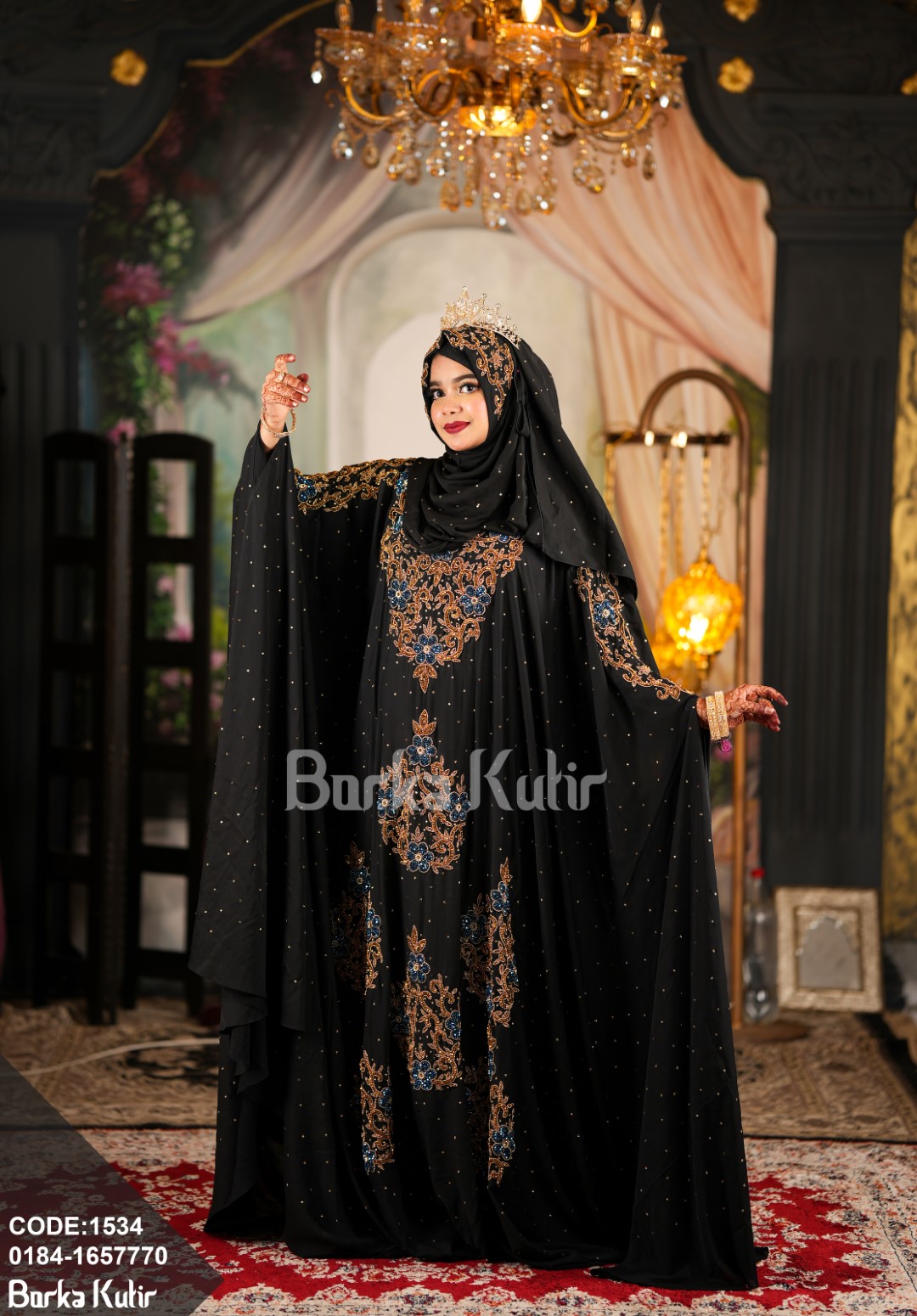 Persian Abaya S1 Black