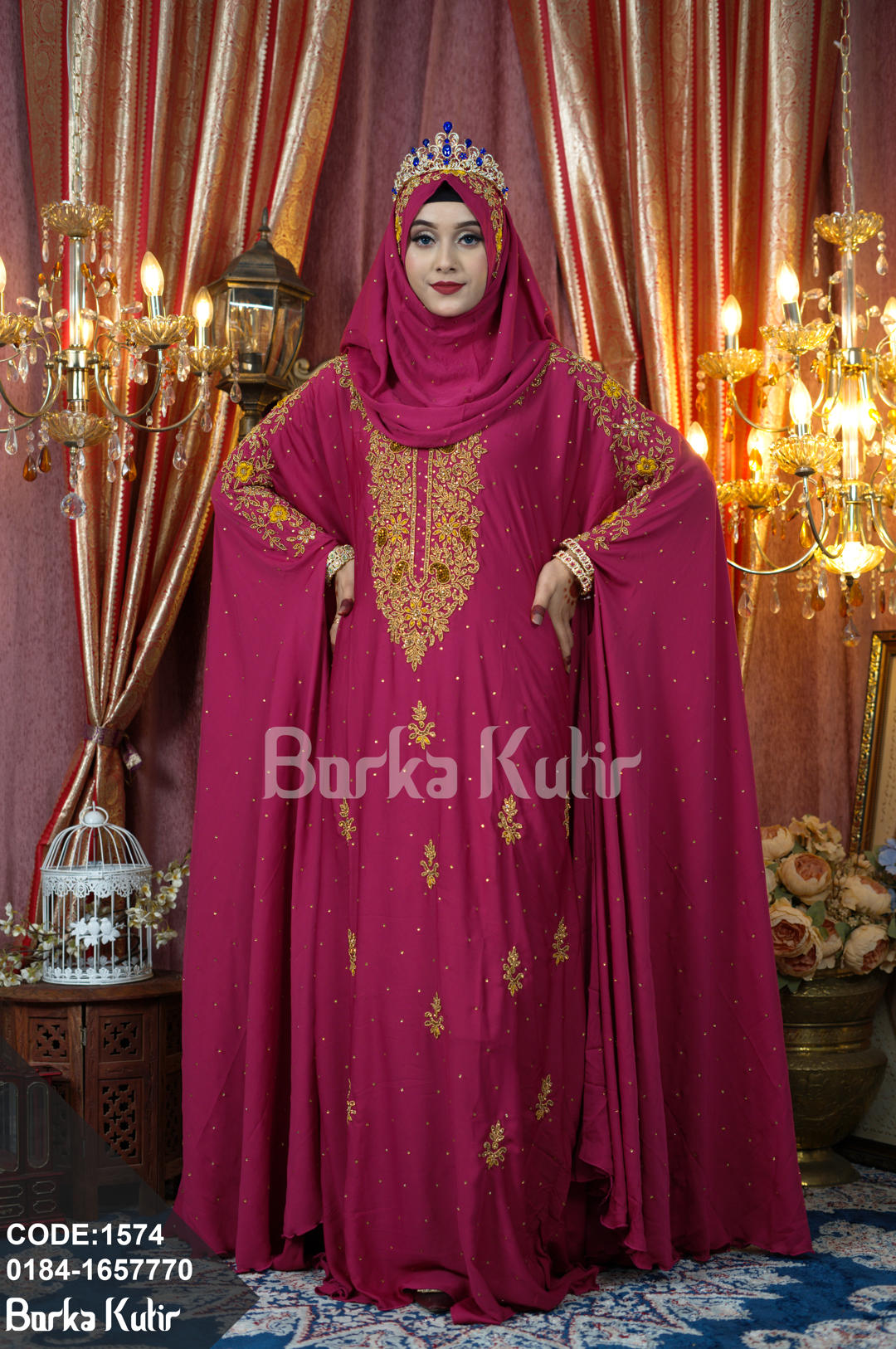 Queenie Abaya S5 Magenta