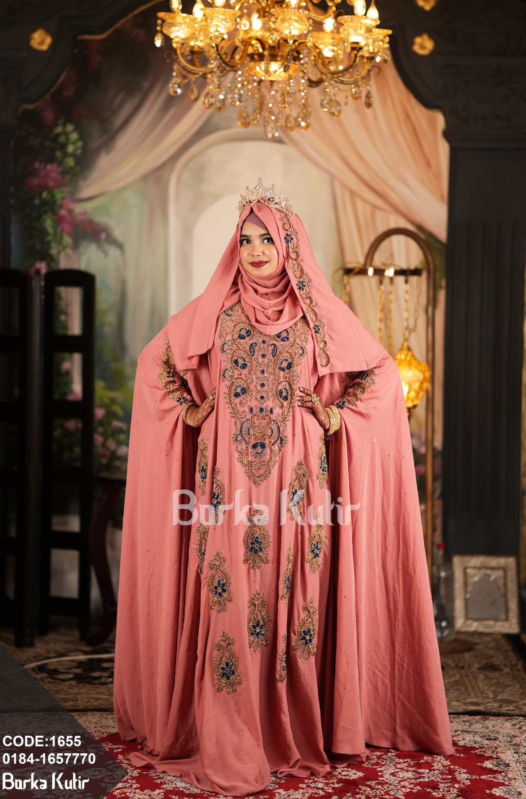 Queenie Abaya S4 Pink